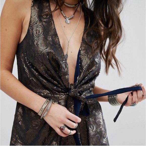 Free People Dresses & Skirts - Free People Paris Rock Sequin Mini Dress